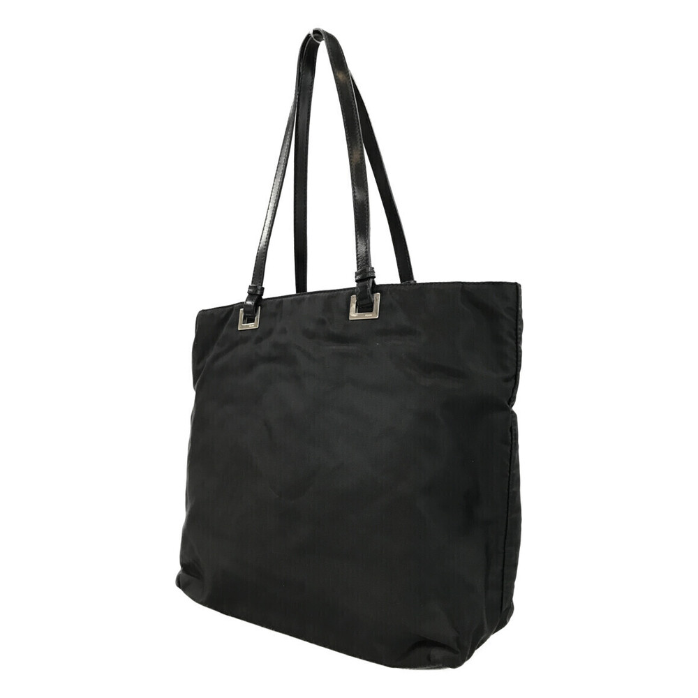 Prada tote bag shoulder nylon shopper Black referred bag Tessuto